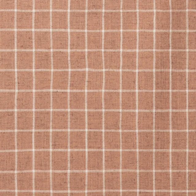 Cottage Check 61 Thistle upholstery fabric swatch